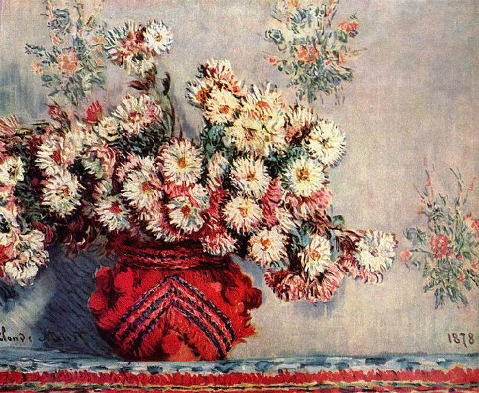 Claude Monet Stilleben mit Chrysanthemen China oil painting art